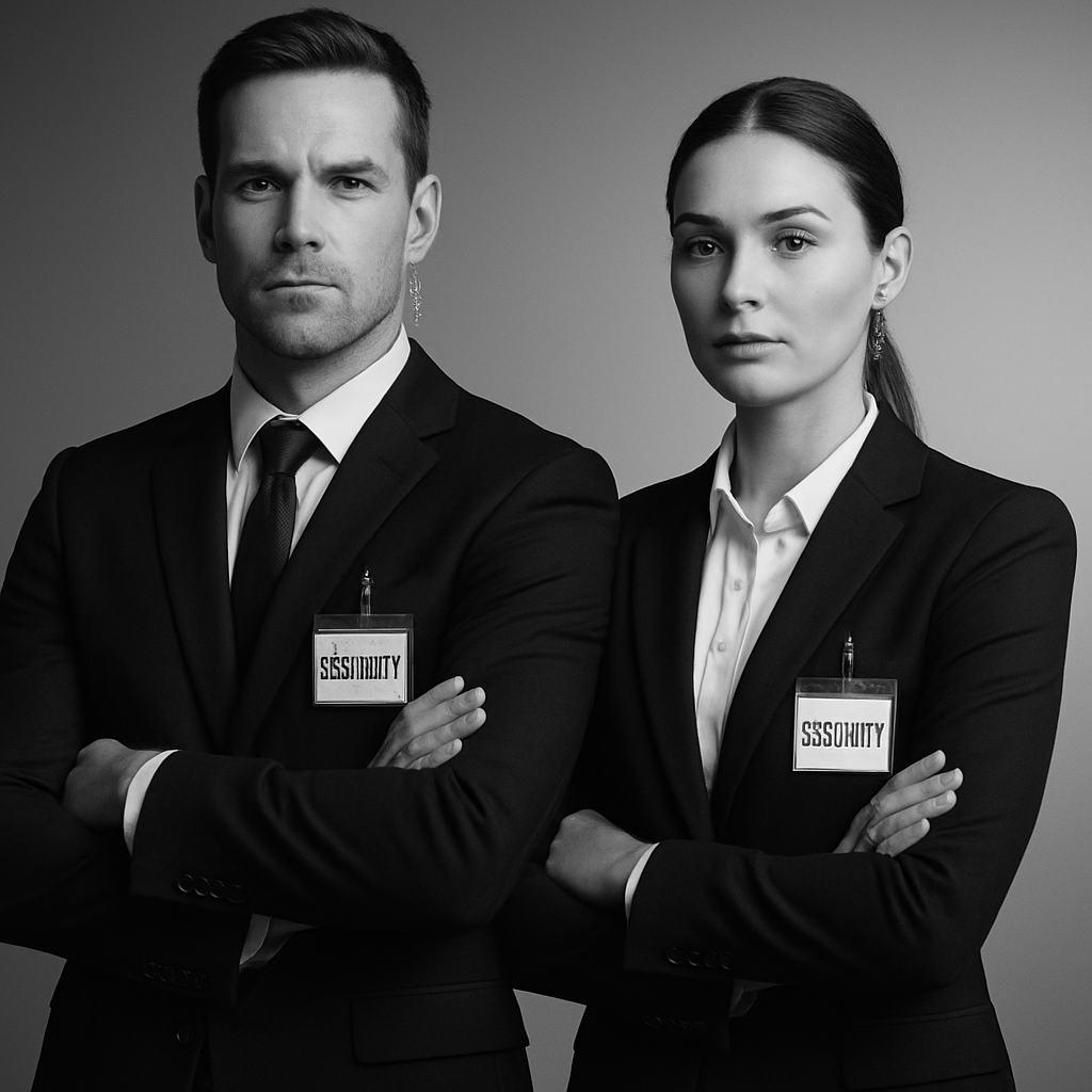 Professioneel beveiligingsteam van Delta Security